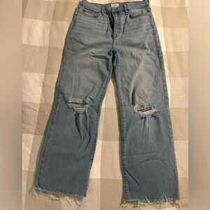 HUDSON Distressed Light Blue Women's Jeans